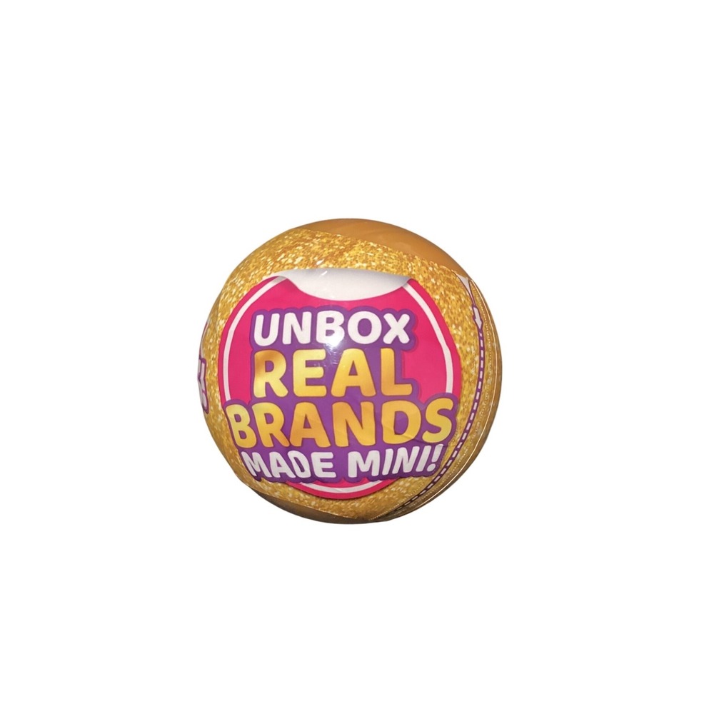 Zuru 5 Surprise Mini Brands Series 2 Mystery‎ Capsule Gold Real Brands Made Mini